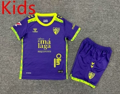 2024-2025 Málaga CF Away Purple Kids/Youth Soccer Uniform-7809