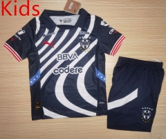 2024-2025 Club World Cup Monterrey Royal Blue Kids/Youth Soccer Uniform-912