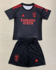 2024-2025 Benfica Away Black Soccer Uniform-AY