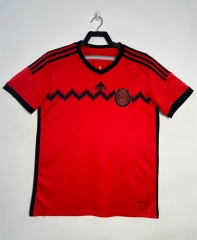 Retro Version 2014 Mexico Home Red Thailand Soccer Jersey AAA-811