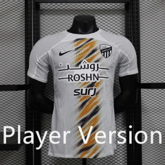 Player Version 2024-2025 Al Ittihad Saudi Away White Thailand Soccer Jersey AAA-888