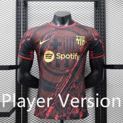 Player Version 2024-2025 Special Version Barcelona Black&Red Thailand Soccer Jersey AAA-888