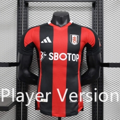 Player Version 2024-25 Fulham Away Red&Black Thailand Soccer Jersey AAA-888