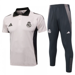 2024-2025 Real Madrid Light Pink Thailand Polo Uniform-815