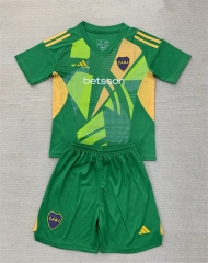 2024-2025 Boca Juniors Goalkeeper Green Soccer Uniform-AY