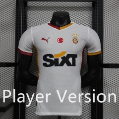 Player Version 2024-2025 Galatasaray SK Away White Thailand Soccer Jersey AAA-888