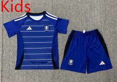 2024-2025 Aston Villa 2nd Away Blue Kids/Youth Soccer Uniform-3162