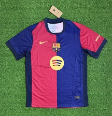 (S-4XL) 2024-2025 Barcelona Home Red&Blue Thailand Soccer Jersey AAA-403