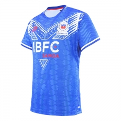 2025 Samoa Home Blue Thailand Rugby Shirt