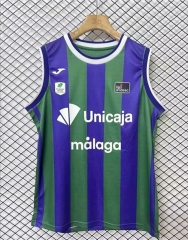 2024-2025 Baloncesto Málaga Home Purple&Green NBA Jersey-2044