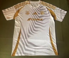 (S-3XL) 2024-2025 Tigres UANL 2nd Away White Thailand Soccer Jersey AAA-912