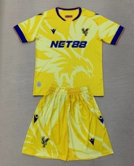 2024-2025 Crystal Palace Away Yellow Soccer Uniform-AY