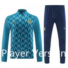 Player Version 2024-2025 Olympique de Marseille Blue Thailand Soccer Tracksuit-4627