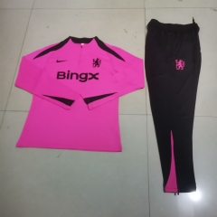 2024-2025 Chelsea Pink Thailand Soccer Tracksuit-411