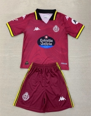 2024-2025 Real Valladolid 2nd Away Red Soccer Uniform-AY