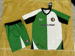 2024-2025 Feyenoord Rotterdam 2nd Away White&Green Soccer Uniform-7209