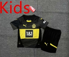 2024-2025 Borussia Dortmund Black Kids/Youth Soccer Unifrom-0973