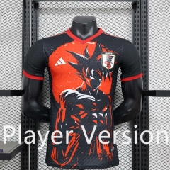 Player Version 2024-2025 Special Version Japan Black&Red Thailand Soccer Jersey AAA-888