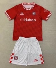 2024-2025 Bristol City Home Red Soccer Uniform-AY