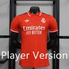 Player Version 2024-2025 Special Version Real Madrid Red Thailand Soccer Jersey AAA-888