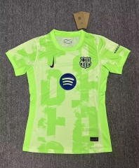 2024-2025 Barcelona Away Light Green Women Thailand Soccer Jersey AAA-2386