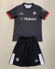 2024-2025 Bristol City 2nd Away Black&Gray Soccer Uniform-AY