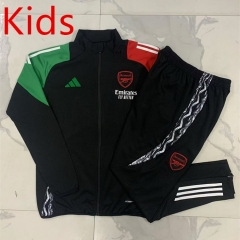 2024-2025 Arsenal Black Kids/Youth Soccer Jacket Uniform-815