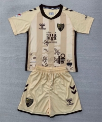 2024-2025 Málaga CF 2nd Away Beige Soccer Unifrom-AY