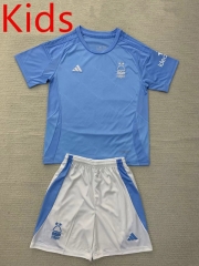 2024-2025 Nottingham Forest 2nd Away Blue Kid/Youth Soccer Uniform-AY