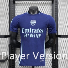 Player Version 2024-2025 Arsenal Royal Blue Thailand Training Soccer Jersey AAA-888