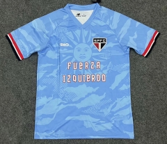 2024-2025 Sao Paulo Futebol Clube Blue Thailand Training Soccer Jersey AAA-GB