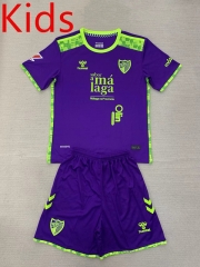 2024-2025 Málaga CF Away Purple Kids/Youth Soccer Uniform-AY