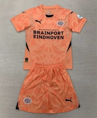 2024-2025 PSV Eindhoven Goalkeeper Orange Soccer Uniform-AY