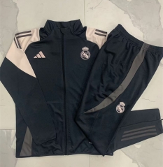 2024-2025 Real Madrid Gray Thailand Soccer Jacket Uniform-815