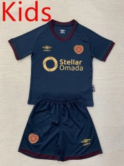 2024-2025 Heart of Midlothian 2nd Away Royal Blue Kids/Youth Soccer Uniform-AY