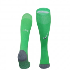 2024-2025 Liverpool Goalkeeper Green Thailand Soccer Socks-4539