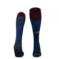 2024-2025 Roma 2nd Away Royal Blue Thailand Soccer Socks-4539