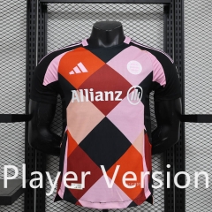 Player Version 2024-2025 Bayern München Red&Pink Training Soccer Jersey AAA-888