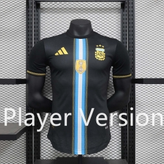 Player Version 2024-2025 Special Version Argentina Black Thailand Soccer Jersey AAA-888