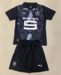 2024-2025 Stade Rennais 2nd Away Black Soccer Uniform-AY