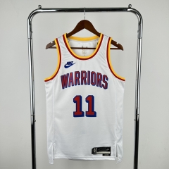 2025 Retro Golden State Warriors White #11 NBA Jersey-311