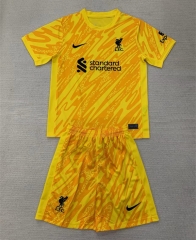 2024-2025 Liverpool Goalkeeper YellowSoccer Uniform-AY