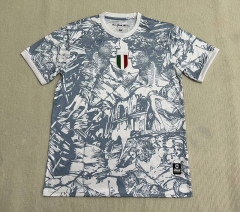 (S-4XL) 2024-25 Commemorative Version Italy White Thailand Soccer Jersey AAA-2336