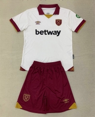 2024-2025 West Ham United 2nd Away White Soccer Unifrom-AY