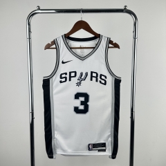 San Antonio Spurs White #3 NBA Jersey-311