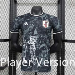 Player Version 2024-2025 Special Version Japan Black&Gray Thailand Soccer Jersey AAA-888