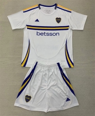 2024-2025 Boca Juniors Away White Soccer Uniform-AY