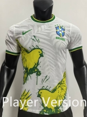 Player Version 2024-2025 Brazil White Thailand Soccer Jersey AAA-SJ