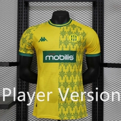 Player Version 2024-2025 JS kabylie Yellow Thailand Soccer Jersey AAA-888