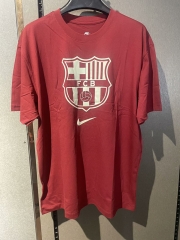 2024-25 Barcelona Red Cotton T-Shirt-7411